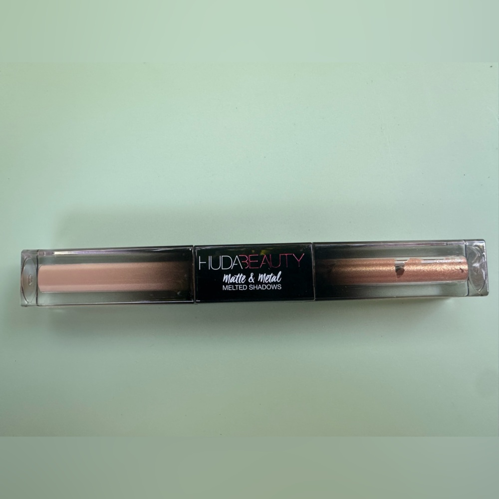 HUDA BEAUTY Matte & Metal Melted Shadows - Soft Pink and Bronze